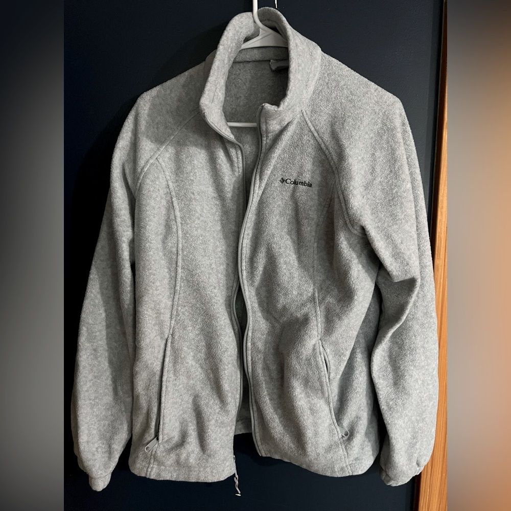 Columbia Grey Fleece Zip Up